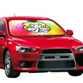 thumbnail image 2 of Super Princess Peach Car Sunshade Windshield Sun Shade Protection Foldable Front Windshield Sunshade, 2 of 9