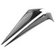 thumbnail image 2 of 1pair Carbon Fiber Headlight Eyebrows Cover Eyelids Trim For Bmw X1 E84 2009-2014 Car Styling For F, 2 of 5