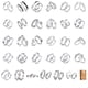 thumbnail image 2 of Worallymy hombres mujeres parejas anillos boda fiesta cristal letras brazalete anillo amor joyería a juego 2 unids/set Worallymy JD720015880, 2 of 7