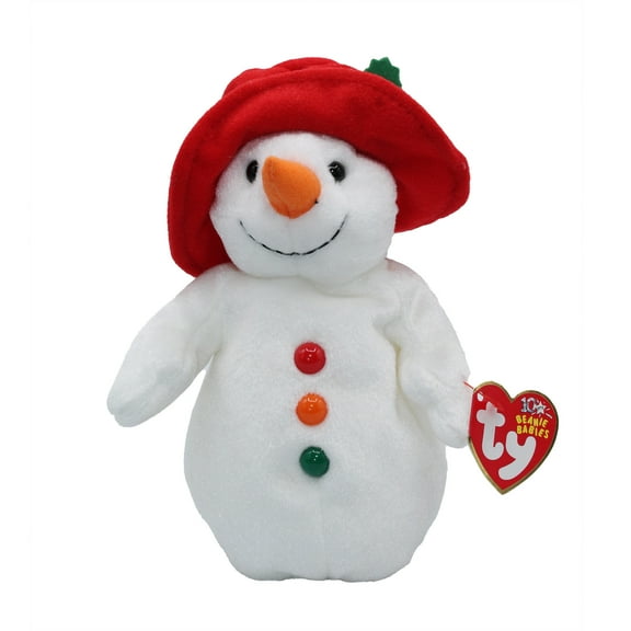 Ty Beanie Baby: Chillin' the Snowman | Stuffed Animal | MWMT