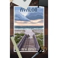 thumbnail image 3 of Avalon, New Jersey, Beach Boardwalk Scene (12x18 Wall Art Poster, Room Decor), 3 of 3