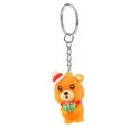 thumbnail image 3 of Keychain Christmas Themed Silicone Pendant Key Ring Bag keychain key ring Decorative Attachment Alloy Keychain, Type 1, 3 of 8