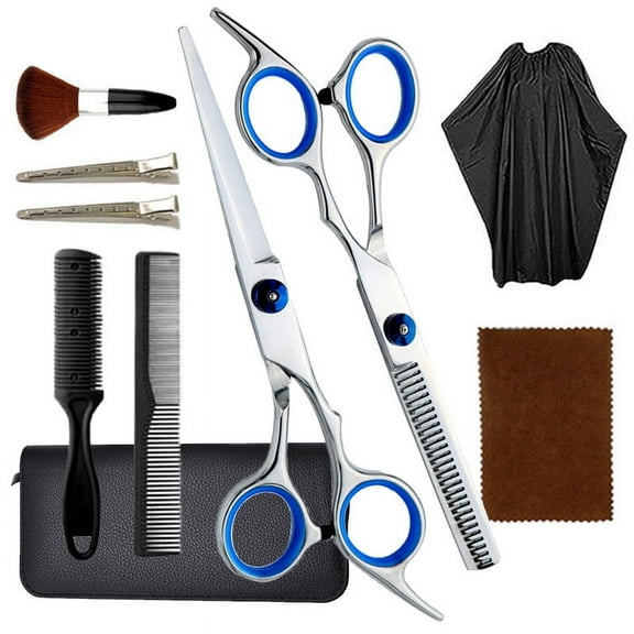 Professional Hair Cutting Scissors Tools for Women Men, Haircut Kit Scissors for Cutting Hair, Hairdressing Shears Set for Barber, Salon, Home