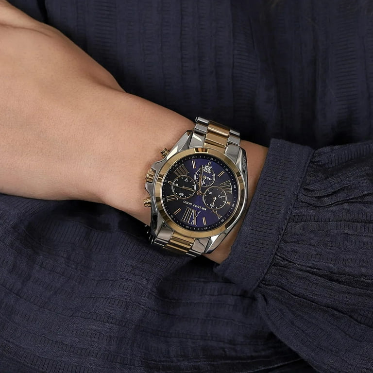 Michael Kors Bradshaw Men's Two-Tone Chronograph Metal Watch