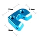 thumbnail image 3 of 2x Metal RC Car Soporte de Eje Trasero para Wltoys 12428 1/12 Feiyue FY-03, 3 of 9