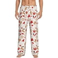 thumbnail image 2 of Lsque Gingerbread Holiday Sweets Print Men's Pajama Pants, Lounge Pant - Comfortable Home Wear,Elastic Waistband, Stylish Design-X-Large, 2 of 9