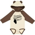 thumbnail image 3 of Inktastic Someone in Illinois Loves Me Boys or Girls Long Sleeve Baby Bodysuit, 3 of 5