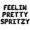 Black, variant on Letter Balloons - FEELIN PRETTY SPRITZY 16" Inch Alphabet Letters Foil Mylar Balloon Bachelorette Party Banner (Red)