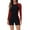 Red, variant on Womens Swimsuits One Piece Sunscreen Long Sleeve Quick Dry with Zipper Rash Guard Surfing Red Women Bathing Suits XS