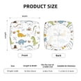 thumbnail image 6 of Balery Dinosaur Stretch Couch Cushion Covers, Individual Sofa Cushion Covers, Soft Chair Sofa Seat Cushion Slipcover with Elastic Bottom Milk Silk-16.9in, 6 of 9