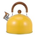 thumbnail image 1 of Tea Kettle: Stainless Steel Whistling Tea Kettle - 2.5L Folding Handle Teapot For Stovetop - Loud Whistle And Ergonomic Design For Home Dorm Camping, 1 of 4