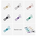 thumbnail image 4 of Inteprter Paquete aleatorio de 30 pinzas para ropa de acero inoxidable, juego de pinzas para ropa portátil para toallas, pinzas para viajar Almacenamiento y organización del hogar Inteprter HA060898-00, 4 of 6