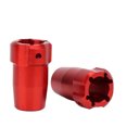 thumbnail image 4 of Adaptador de eje trasero de coche RC de 2 piezas apto para accesorios de actualización VRX RH1043 (10986R rojo), 4 of 9