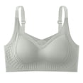 thumbnail image 1 of Supportive Wireless Full Coverage Bra for Everyday Comfort with Side Smoothing and Lift T-Shirt Friendly Seamed-Free Design for All Seasons, 1 of 5