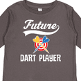 thumbnail image 4 of Inktastic Future Dart Player Boys or Girls Long Sleeve Toddler T-Shirt, 4 of 5