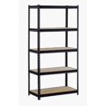 thumbnail image 2 of Muscle Rack URWM185BLK Black Steel Storage Rack, 5 Adjustable Shelves, 3000 lb. Capacity, 72" Height x 36" Width x 18" Depth, 2 of 3