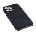 thumbnail image 5 of Dockem iPhone 13 Pro Max Exec M1 Card Case; Built-in Metal Plate, 1 Lay-Flat Card Slot, Premium Synthetic Leather, Black, 5 of 9