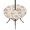 Khaki, variant on Round Outdoor Tablecloth with Umbrella Hole and Zipper, Khaki Coastal Summer Tablecloth with Elastic Waterproof, Coral Shell Starfish Nautical Patio Table Covers for 31" - 35" Picnic Pool Tables