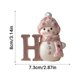 thumbnail image 3 of 26 English Letter Christmas Ornament Christmas Tree Decoration 2D Acrylic Decoration Car Rearview Mirror Ornament, 3 of 5