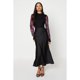 thumbnail image 2 of Dorothy Perkins - Jersey Estampado de Mangas para Mujer (Negro, Rosa), 2 of 2