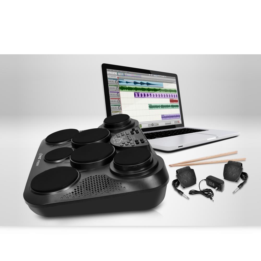 Pyle PTED01 Electronic Tabletop Drum Kit with 7 Pads photo 4