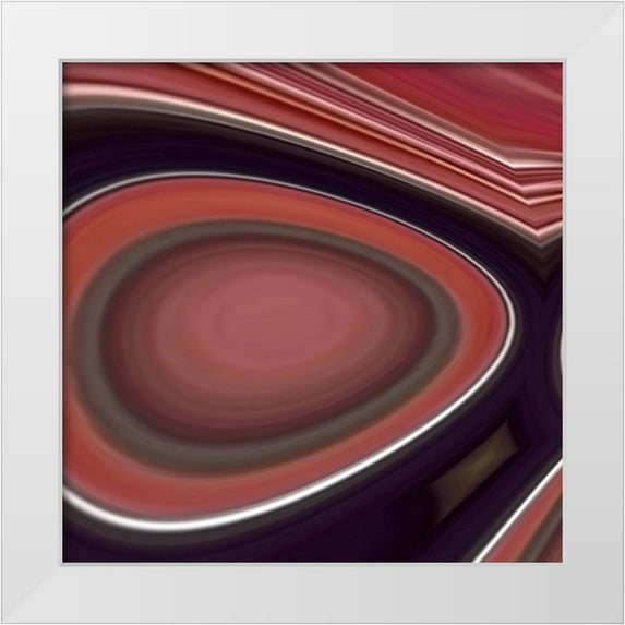 Studio Nine6 20x20 White Modern Wood Framed Museum Art Print Titled - Scarlet F