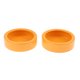 thumbnail image 2 of Comedero Para Reptiles De 2 Piezas Sunnimix Cuenco De Comida De Cerámica Redondo L Naranja, 2 of 8