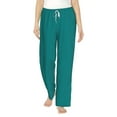 thumbnail image 2 of Kdxio Women's Comfy Stretch TealPrint Drawstring Pajama Pants-Medium, 2 of 9