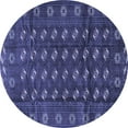 thumbnail image 1 of Ahgly Company Machine Washable Indoor Round Persian Blue Traditional Area Rugs, 6' Round, 1 of 4