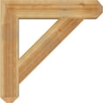 thumbnail image 3 of Ekena Millwork 6"W x 34"D x 34"H Traditional Craftsman Rough Sawn Bracket, Western Red Cedar, 3 of 13