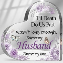 Sympathy Memorial Gifts for Loss of Husband, Loss of Loved One Sympathy Gifts, Bereavement Condolences Grief Gifts, Remembrance Plaque for Loss Loved