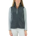 thumbnail image 6 of ToBeInStyle Women's High Collar Polar Fleece Sleeveless Jacket - Charcoal - 2X-Large, 6 of 7