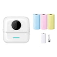 thumbnail image 3 of lionlar Portable Thermal Printer Inkless Sticker Printer for Journal Lists Kids Gift White, 3 of 9