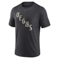 thumbnail image 2 of Men's  Charcoal Vegas Golden Knights Wraparound Tri-Blend T-Shirt, 2 of 3