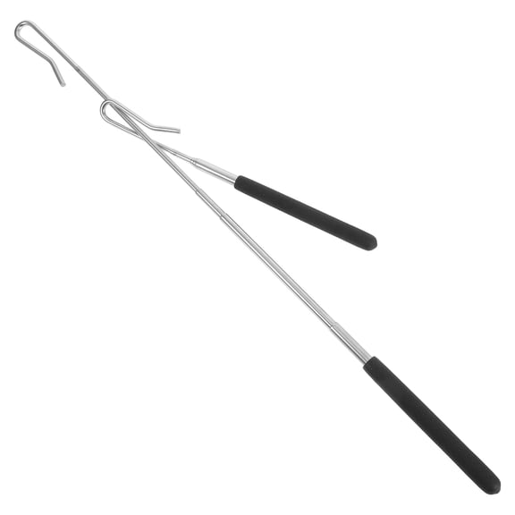 OUNONA 2pcs Stainless Steel Puppet Control Rods Metal Handles Arm Control Sticks Tools Educational Hand Rod Accessories