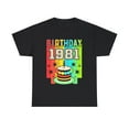 thumbnail image 2 of Vintage 1981 T Shirts for Women Retro Funny 1981 Birthday Plus Size Tops for Women, 2 of 7