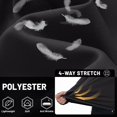 thumbnail image 2 of YUCOLEN Men's UPF 50+ Long Sleeve Active Hoodie Shirts Sun Protection Lightweight Quick Dry Sport Tops Black S, 2 of 6