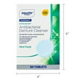 thumbnail image 6 of (2 pack) Equate Effervescent Overnight Antibacterial Denture Cleanser Tablets, Mint Fresh, 84 Count, 6 of 7