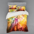 thumbnail image 2 of Ambesonne Modern Bedding Set 3 Pcs, Rainbow Colored Image, Twin, Multicolor, 2 of 3