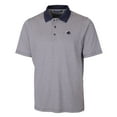 thumbnail image 2 of Men's Cutter & Buck  Navy UTSA Roadrunners  Forge Tonal Stripe DryTec Stretch Polo, 2 of 3