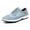 Blue, variant on Men's Waterproof Golf Shoes with Spiked Outsole, Breathable Synthetic Upper, White/Blue