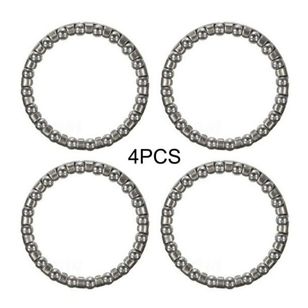 4 Pcs Bicycle Bike 44mm Headset Caged Ball Bearing Race Cycling Headset