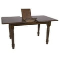 thumbnail image 4 of Andrews 5PC 60" Rectangle Butterfly Extendable Dining Set in Chestnut Brown Wood, 4 of 4