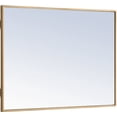thumbnail image 2 of Metal frame Rectangle Mirror 24 inch Silver, 2 of 7