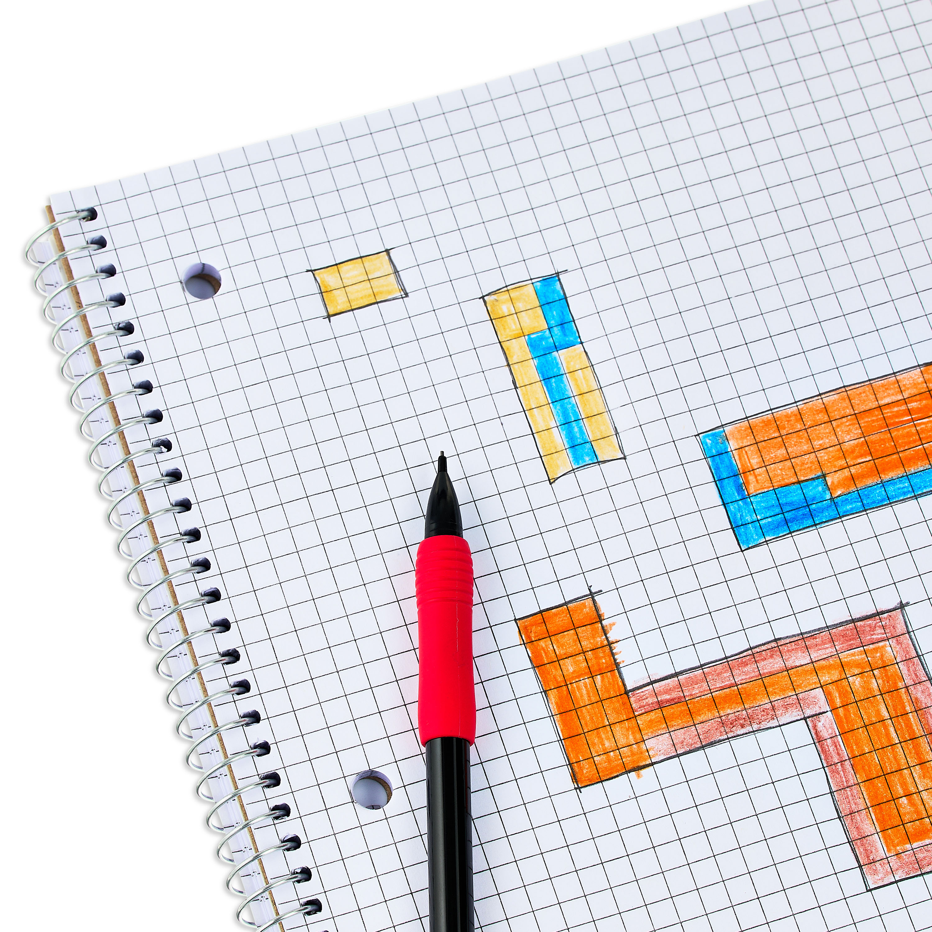 Cuaderno Pen+Gear de 1 Materia, Rayado Cuadriculado, 8.5"x 10.5", Cubierta de Poli, 80 Hojas 5