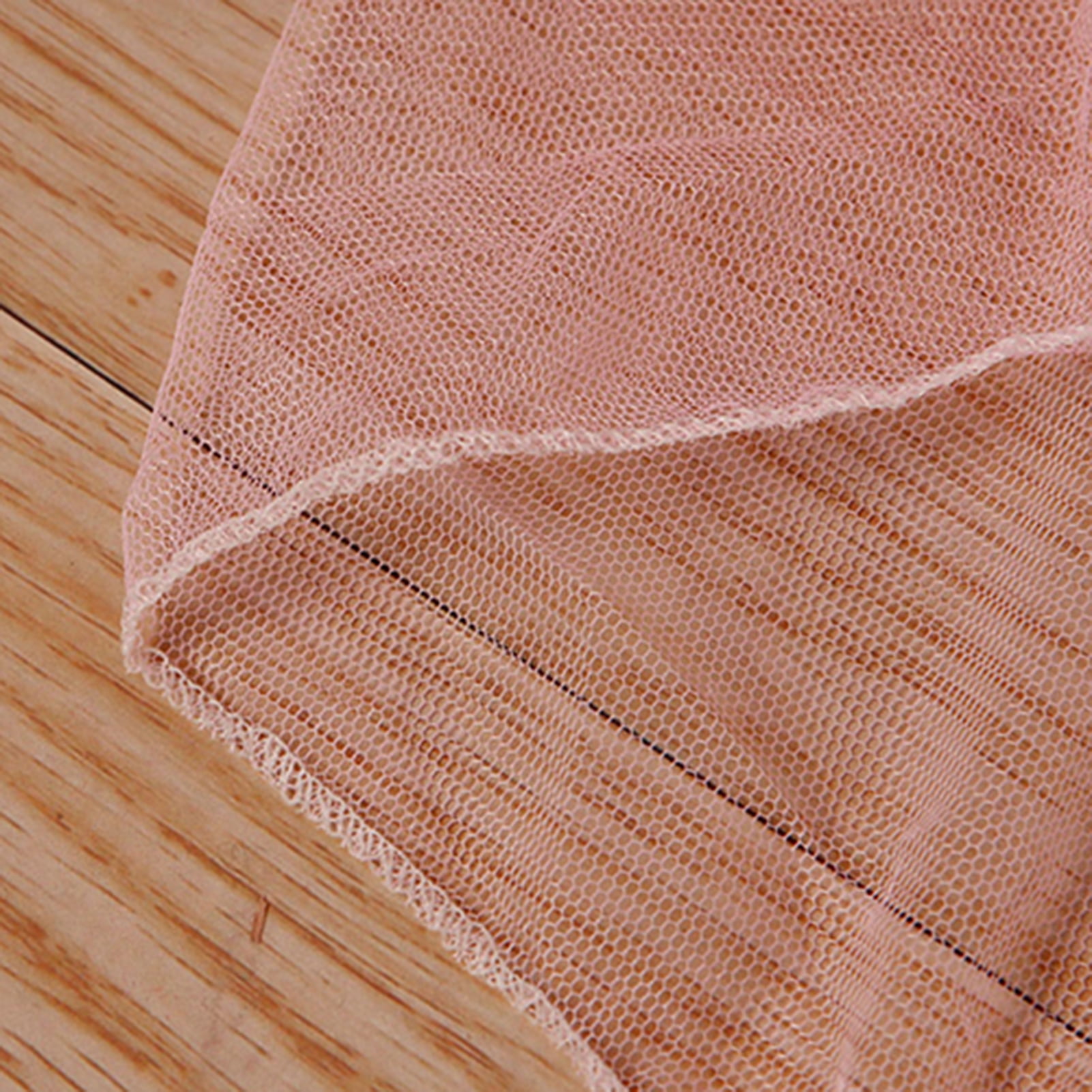Ayyufe Luxury Mosquito Net Bed Canopy; Bed Net Lace Translucent Elegant Lightweight Breathable Safe Curtain for Decor; Pink