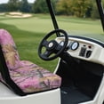 thumbnail image 6 of Pzuqiu Pink Camo Tree 2 Piece Golf Cart Seat Cover Set | Breathable Washable Protective Accessory for Women Golf Lovers, 6 of 10