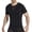 Black, variant on Breathable top Men - D Compression Shirt Tummy Control Body Shaper-Shirt with Short Sleeves Gym