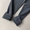 thumbnail image 3 of Otoño Invierno terciopelo cálido cintura alta levantamiento de cadera pantalones deportivos alta elasticidad secado rápido Fitness pantalón Leggings ropa externa, 3 of 6