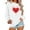 White, variant on Elvqul Womens Crewneck Sweatshirts Casual Shirts Tunic Lightweight Long Sleeve Valentine's Day Sweatshirts for Juniors Pullover